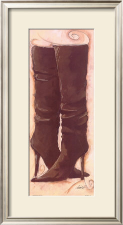 Sassy Brown Boot by Celeste Peters Pricing Limited Edition Print image