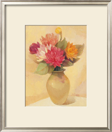 Albena's Dahlias I by Albena Hristova Pricing Limited Edition Print image