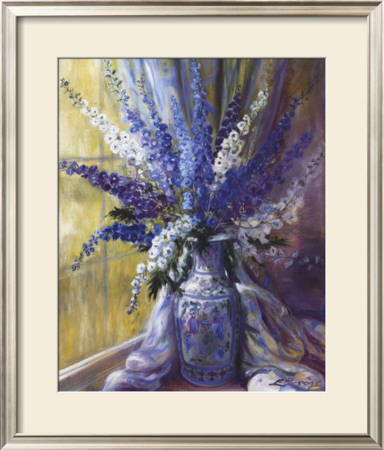 Delphiniums On A Window Sill by Elizabeth Parsons Pricing Limited Edition Print image