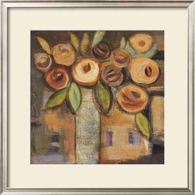 Golden Floral I by Linda Davey Pricing Limited Edition Print image