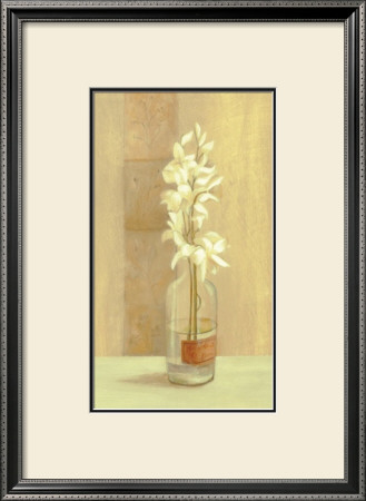 White Flower In Bottle by David Col Pricing Limited Edition Print image