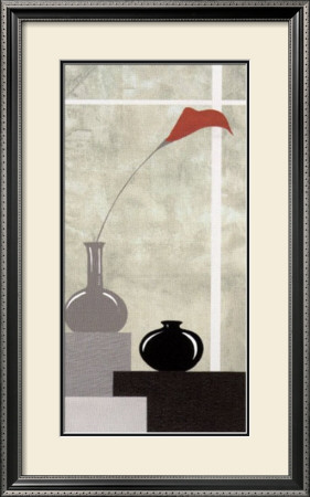 Red And White Setting I by J.L. Vittel Pricing Limited Edition Print image