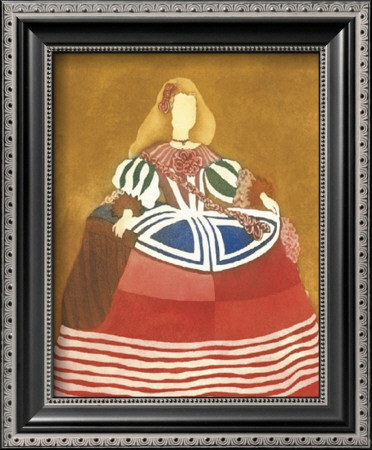 Women In Red And Blue Dress by Pierre Vermont Pricing Limited Edition Print image