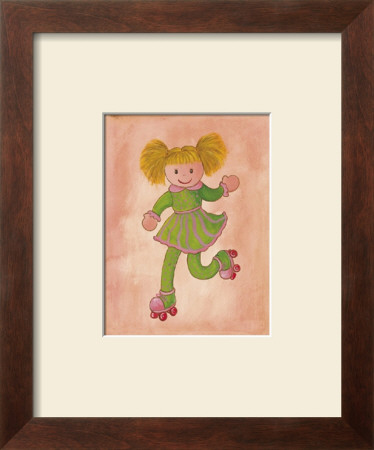 Girl In Roller Skates by Alba Galan Pricing Limited Edition Print image