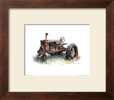 Early Model Farmall Tractor Limited Edition Print by Sharon Pedersen ...