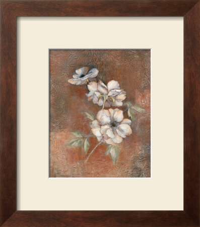 Russet Peonies I by Rosemary Abrahams Pricing Limited Edition Print image