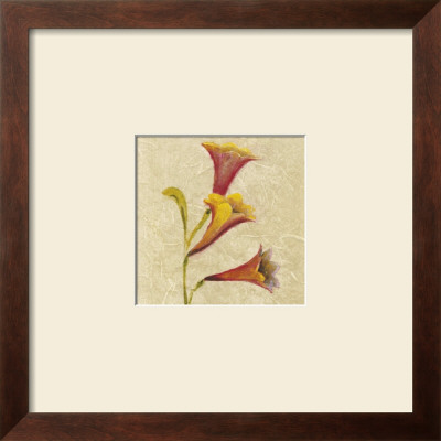 Orange And Yellow Flowers by Julio Sierra Pricing Limited Edition Print image