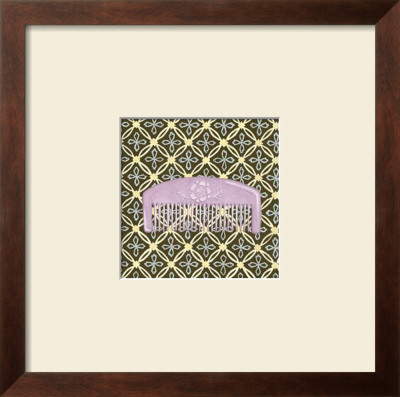 Japanese Comb On Chocolate I by Megan Meagher Pricing Limited Edition Print image