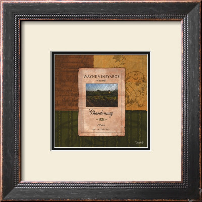 Chardonnay Wine Label by Shawnda Eva Pricing Limited Edition Print image