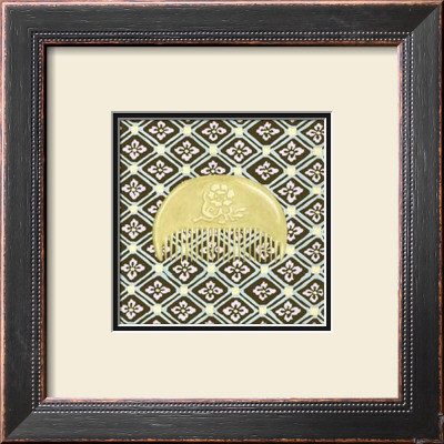 Japanese Comb On Chocolate Iv by Megan Meagher Pricing Limited Edition Print image
