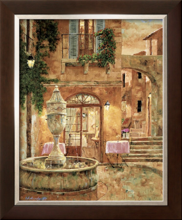 Evening At The Fountain by Gilles Archambault Pricing Limited Edition Print image