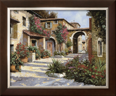 Le Scale Del Paese by Guido Borelli Pricing Limited Edition Print image
