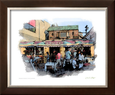 27 Beach Cafe, Venice Beach, California by Nicolas Hugo Pricing Limited Edition Print image