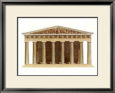 Greek Temples by Stuart & Revett Pricing Limited Edition Print image