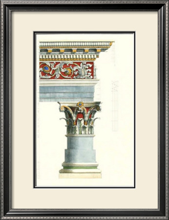Column And Cornice Iv by Giovanni Battista Borra Pricing Limited Edition Print image