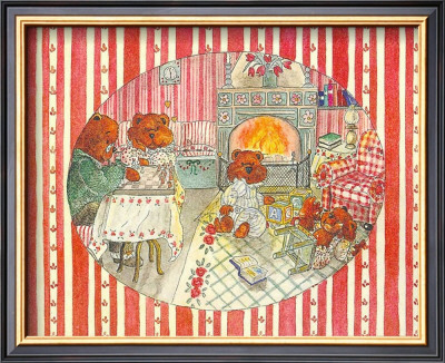 Teddy Bears At Home I by P. Terry Pricing Limited Edition Print image