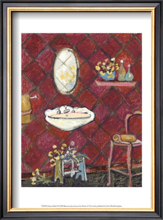 Garnet Bath I by Ramona Jan Pricing Limited Edition Print image