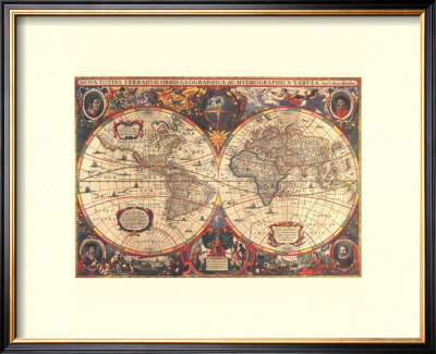 Orbis Terrarum Nova Ii by Henricus Hondius Pricing Limited Edition Print image
