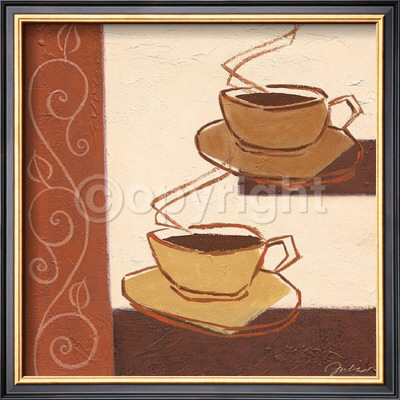 A Cup Of Coffee Please by Julie Sanford Pricing Limited Edition Print image