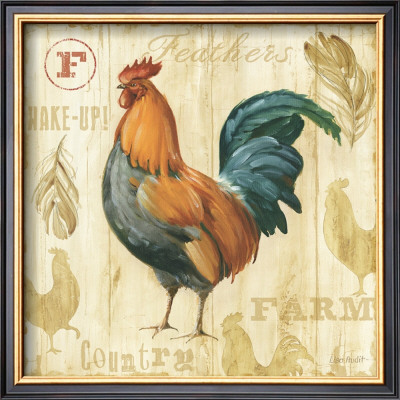 Joli Rooster Ii by Lisa Audit Pricing Limited Edition Print image