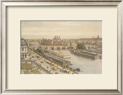 View Of The Seine From The Louvre by G.Ph. Benoist Pricing Limited Edition Print image