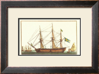 Nave Suezese Di 84 Cannoni by Giuseppe Allezard Pricing Limited Edition Print image
