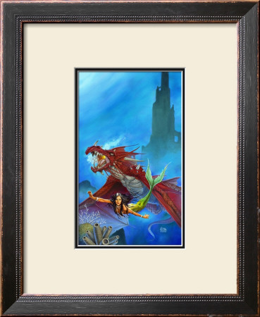 The Emerald Sea by Clyde Caldwell Pricing Limited Edition Print image