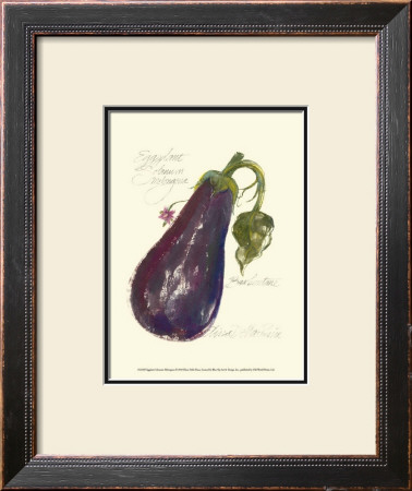 Eggplant Solanum Melongena by Elissa Della-Piana Pricing Limited Edition Print image