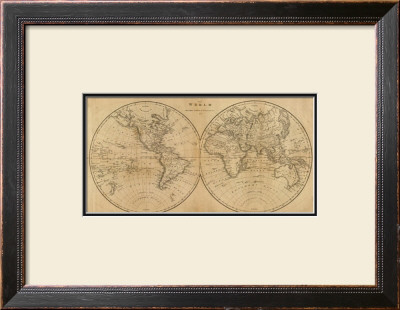 The World, C.1825 by Mathew Carey Pricing Limited Edition Print image
