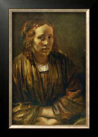 Portrait De Hendrickje Stoffels by Rembrandt Van Rijn Pricing Limited Edition Print image