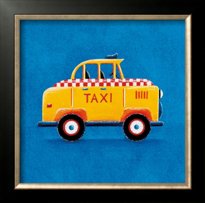 Yellow Taxi by Simon Hart Pricing Limited Edition Print image