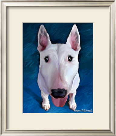 Bull Terrier Bronson by Robert Mcclintock Pricing Limited Edition Print image