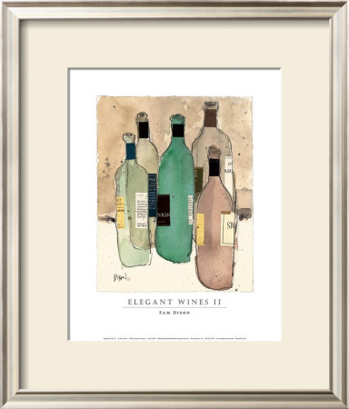 Elegant Wines Ii by Sam Dixon Pricing Limited Edition Print image