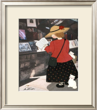 La Bouquineuse by Diane Ethier Pricing Limited Edition Print image