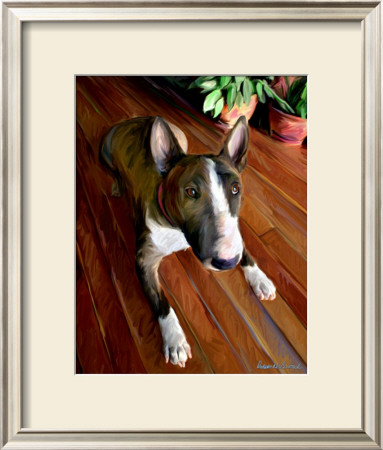 Bull Terrier Down by Robert Mcclintock Pricing Limited Edition Print image