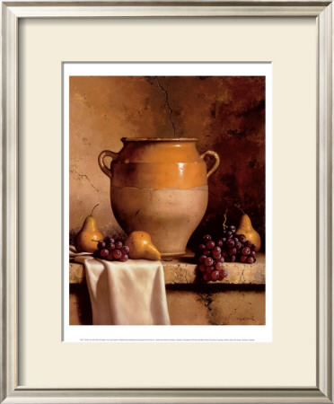Confit Jar With Pears And Grapes by Loran Speck Pricing Limited Edition Print image