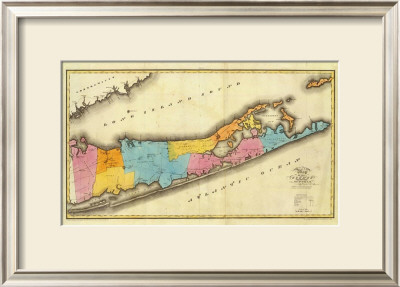 New York, Suffolk County, C.1829 by David H. Burr Pricing Limited Edition Print image