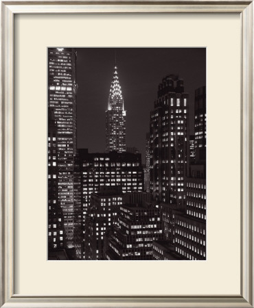 Chrysler Building At Night, Manhattan by Michel Setboun Pricing Limited Edition Print image