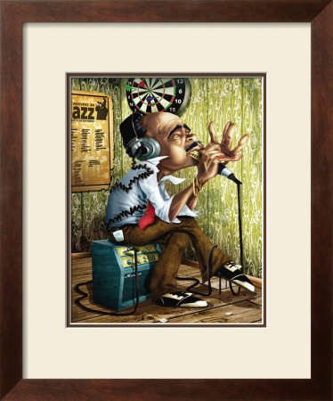 Bluesman Harmonica by Adam Perez Pricing Limited Edition Print image