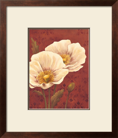 Poppies On Red by Ella Belamar Pricing Limited Edition Print image