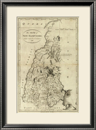 State Of New Hampshire, C.1796 by John Reid Pricing Limited Edition Print image