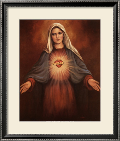 Mary's Immaculate Heart by T. C. Chiu Pricing Limited Edition Print image