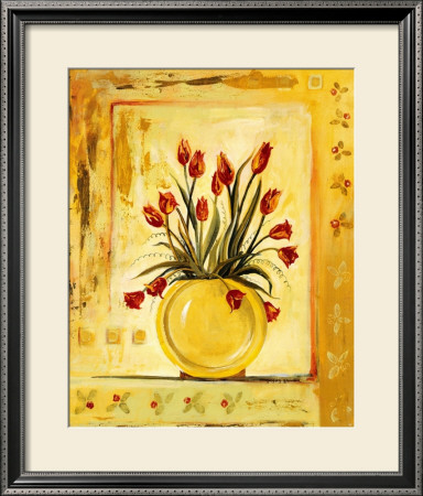 Yellow Vase by Gregory Gorham Pricing Limited Edition Print image