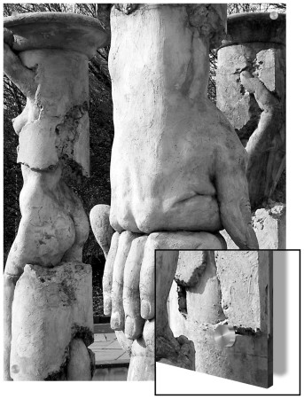 Stature Of Two Human Fists Pressed Together by I.W. Pricing Limited Edition Print image