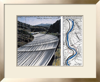 Over The River Xi: Project For Arkansas River by Christo Pricing Limited Edition Print image