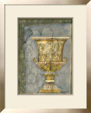 Urn And Damask I by Jennifer Goldberger Pricing Limited Edition Print image