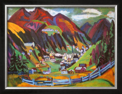 View Of Davos by Ernst Ludwig Kirchner Pricing Limited Edition Print image