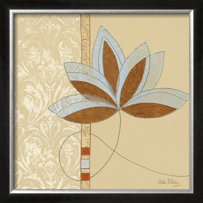 Caramel Rococo Lotus Flower by Debbie Halliday Pricing Limited Edition Print image