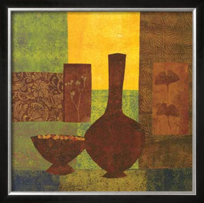 Tapestry, Vase And Bowl by Doris Mosler Pricing Limited Edition Print image