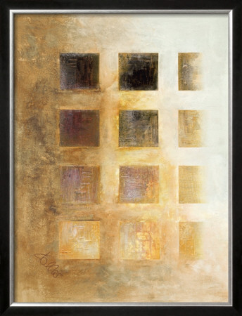 Golden Squares by Ines Kollar Pricing Limited Edition Print image